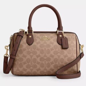 Coach Bolso Mediano Speedy (Signature Canvas)