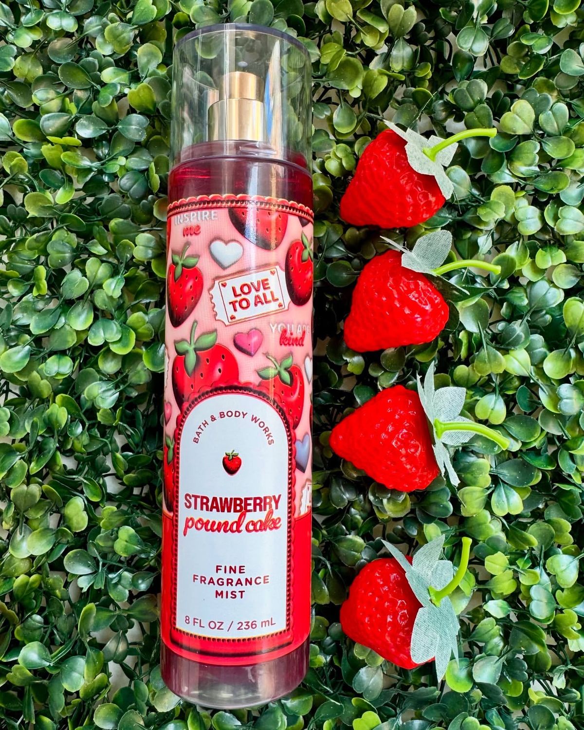 🍰 Bath & Body Works Strawberry Pound Cake 236ml. - Imagen 2