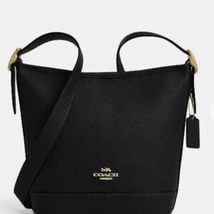 Coach Bolso de Cuero: Lujo Monocromático