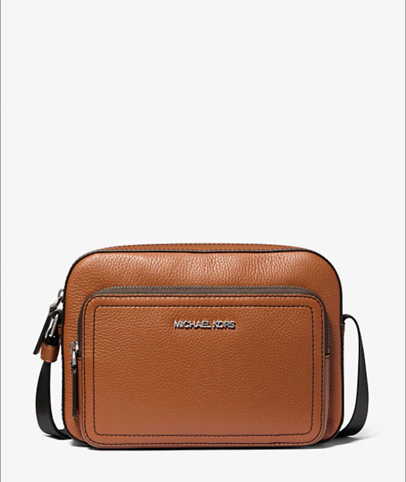 Michael Kors Cooper Pebbled Leather Utility Crossbody