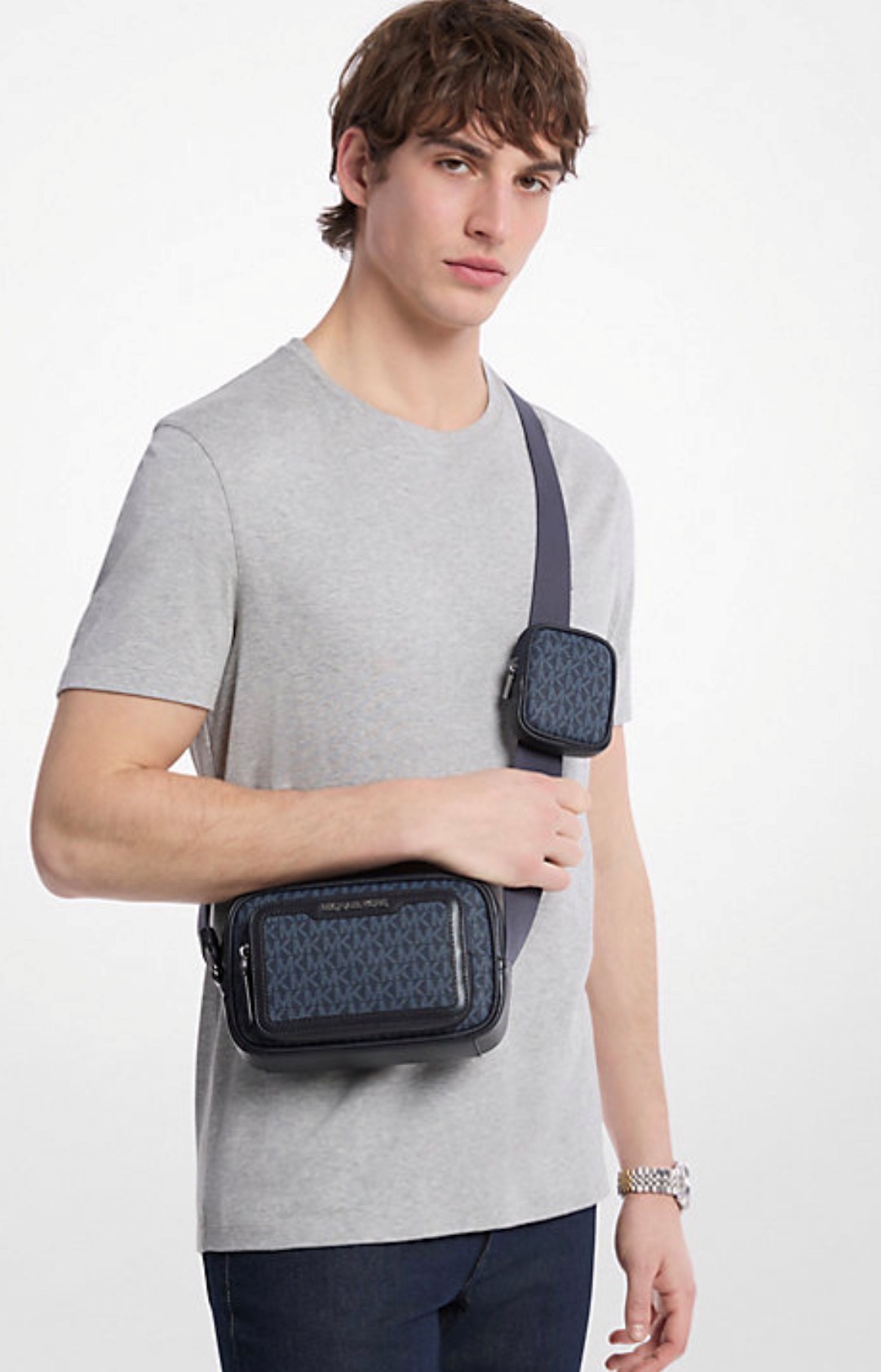 Michael Kors Cooper Signature Crossbody with Pouch - Imagen 3