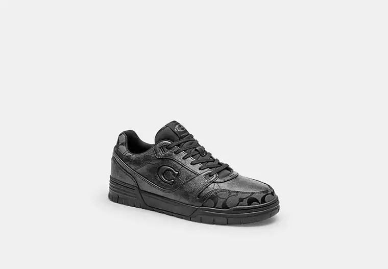 Tenis Coach C301 Sneaker In Signature Canvas Black