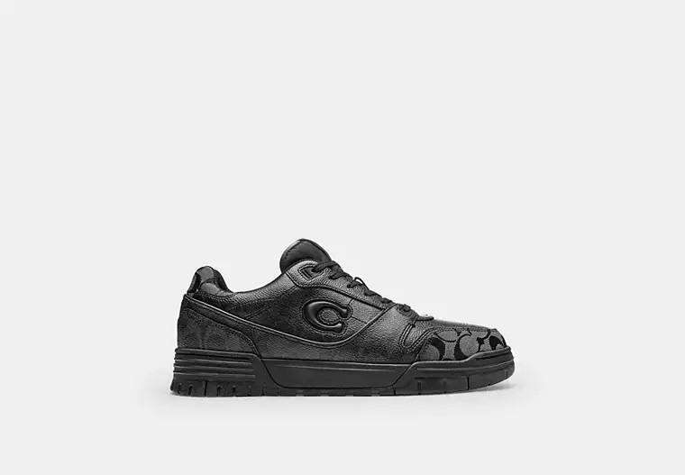 Tenis Coach C301 Sneaker In Signature Canvas Black - Imagen 2